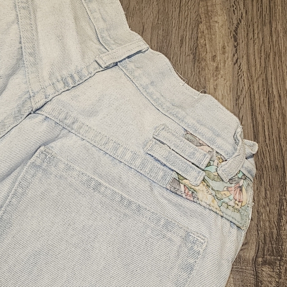 Vintage 80s Everblue patchwork Jeans Size 9/10 - Picture 14 of 16
